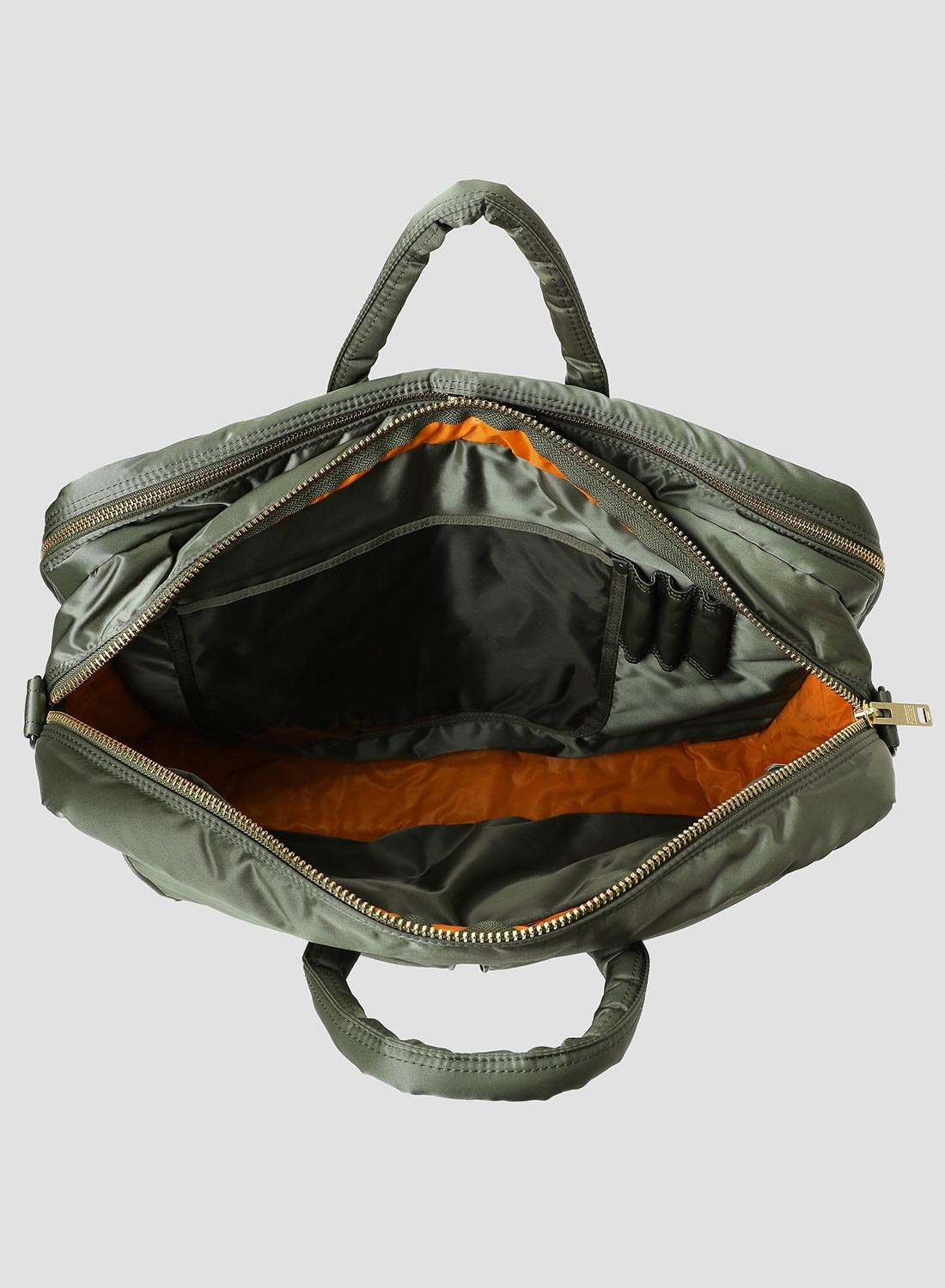 Porter-Yoshida & Co Tanker 2Way Overnight Briefcase in Sage Green - 3
