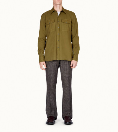 Tod's SHIRT IN COTTON - GREEN outlook