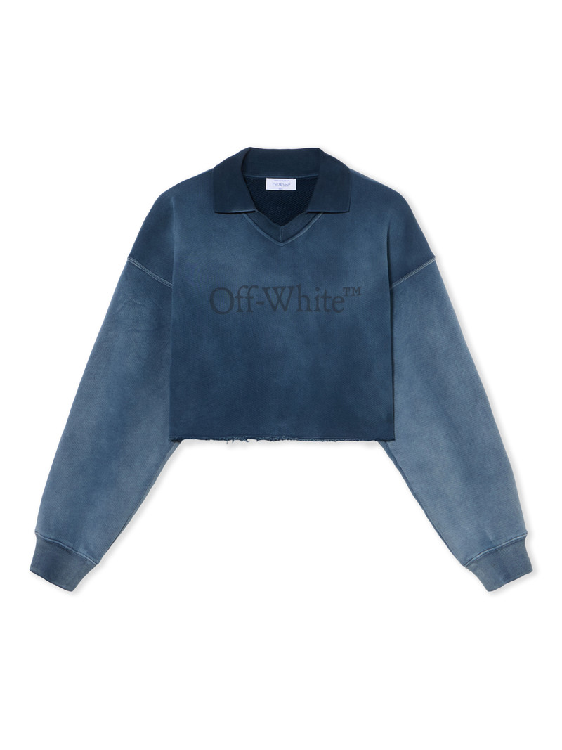 Laundry Crop Polo Logo Sweatshirt 1