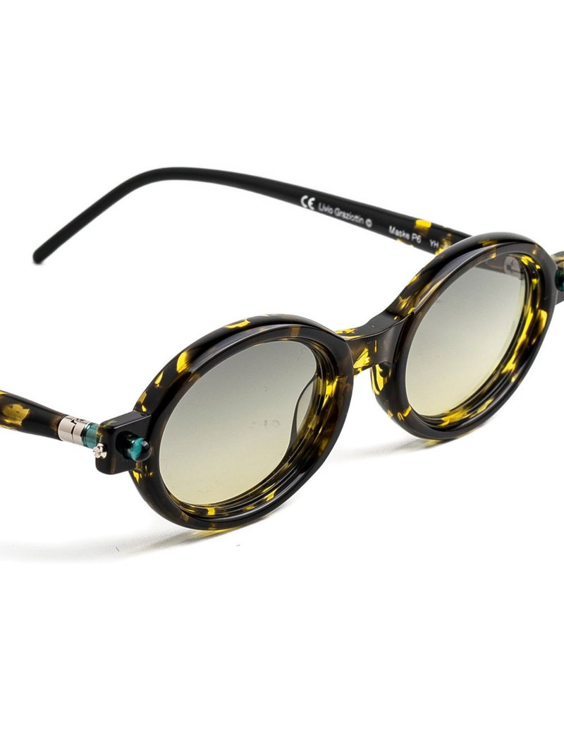 P6 oval-frame sunglasses 3