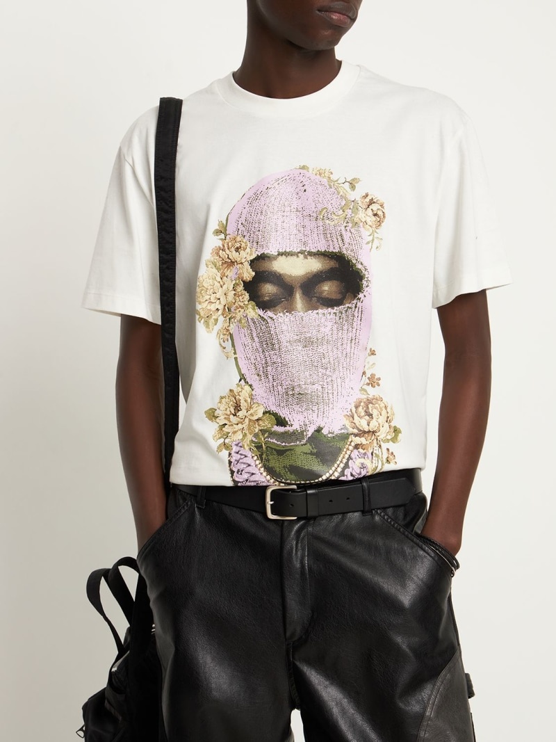 Mask Roses printed t-shirt - 2
