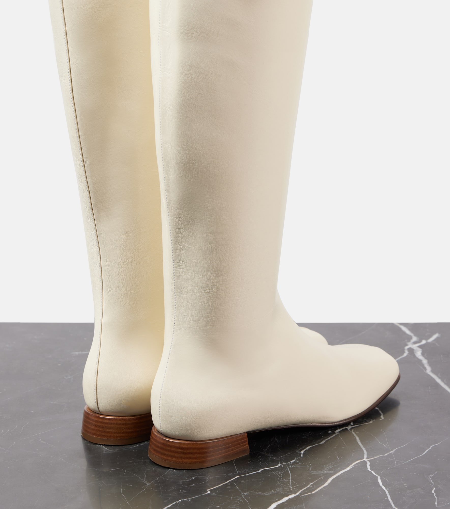 VLogo Signature leather boots - 2