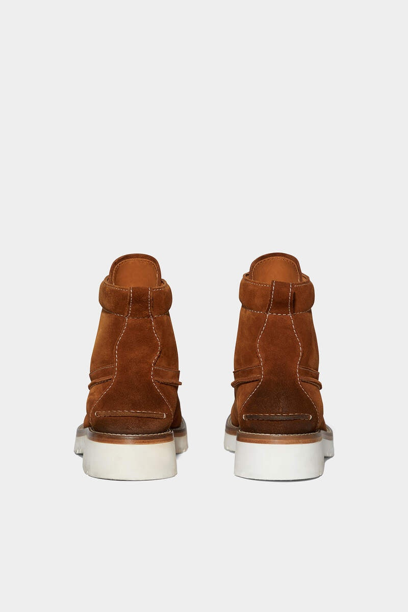 DSQUARED2 PREPPY PASTEL BOAT ANKLE BOOTS outlook