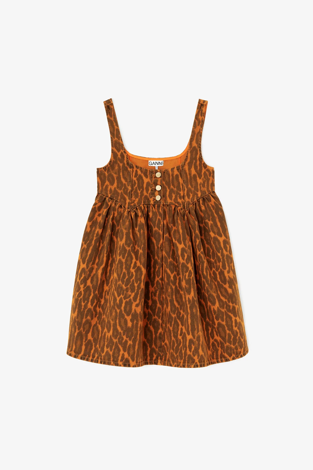 DRESS IN LEOPARD DENIM - 1