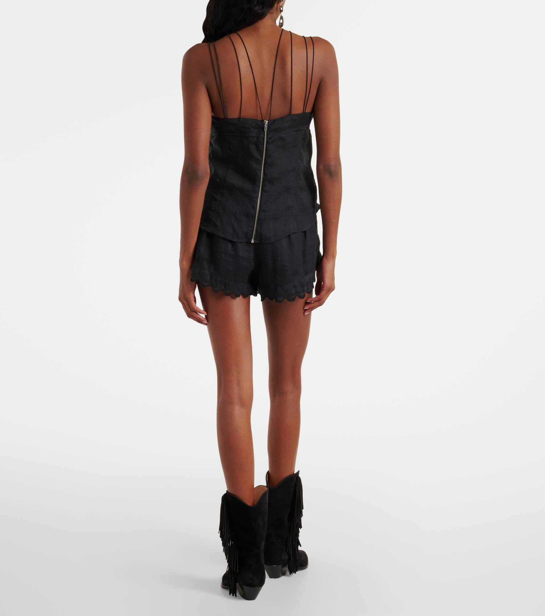 Leana broderie anglaise ramie camisole - 3