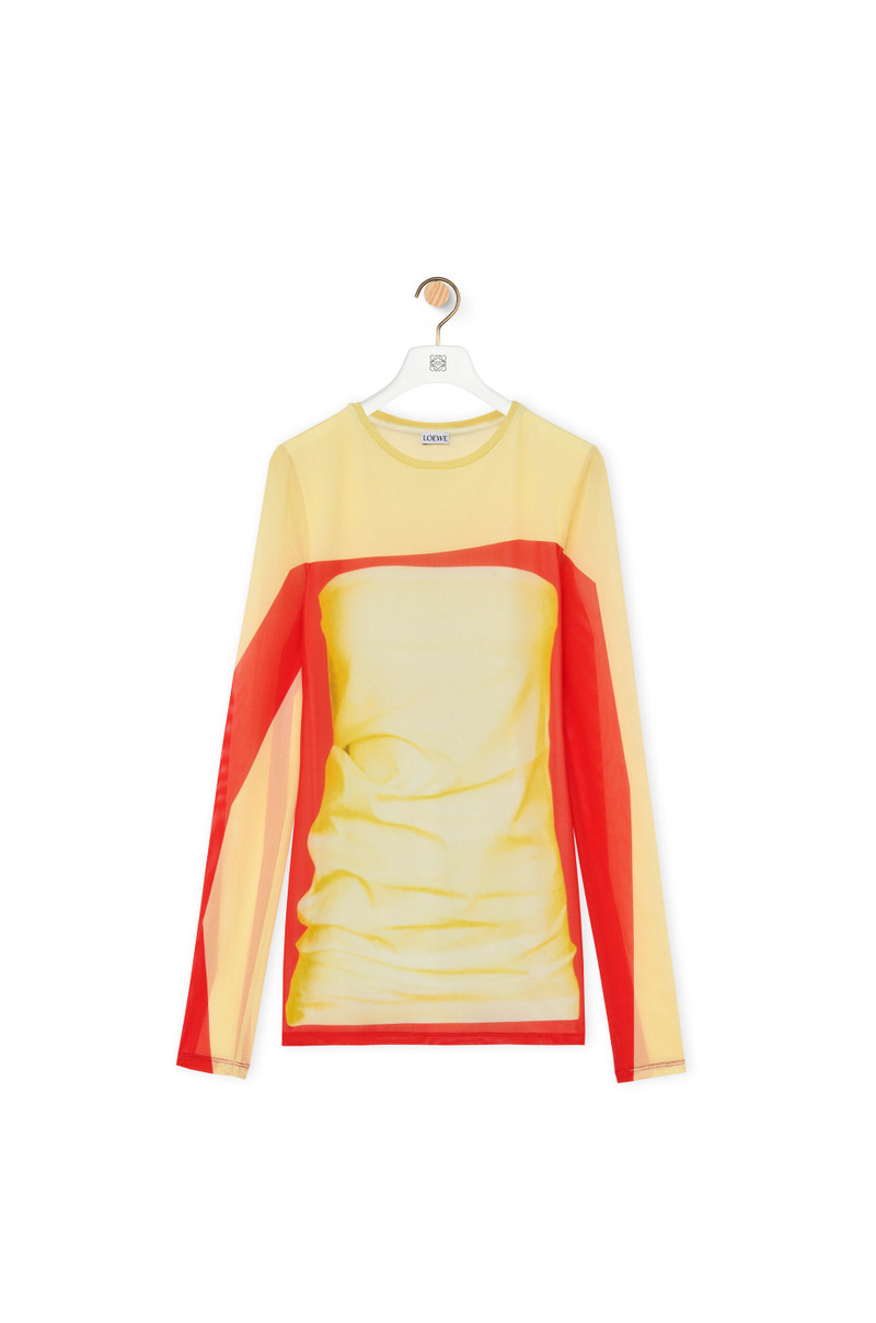 Long sleeve top in mesh - 1
