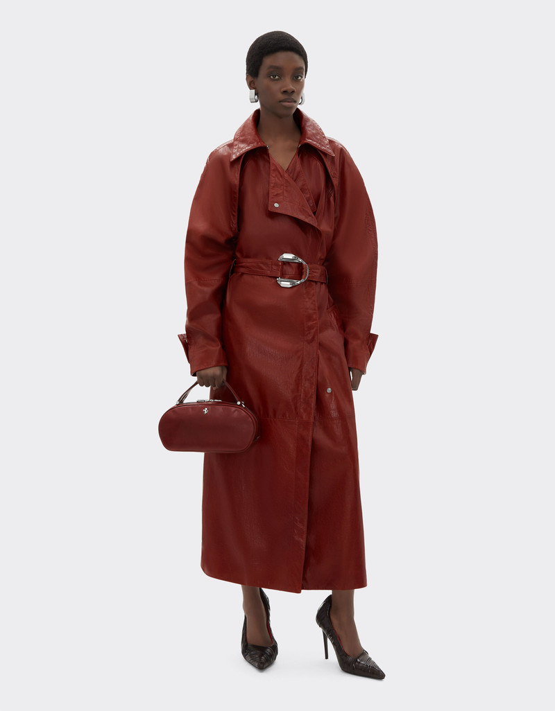 Ferrari Ferrari Dino Mini Bowling Bag Soft in semi-gloss leather outlook