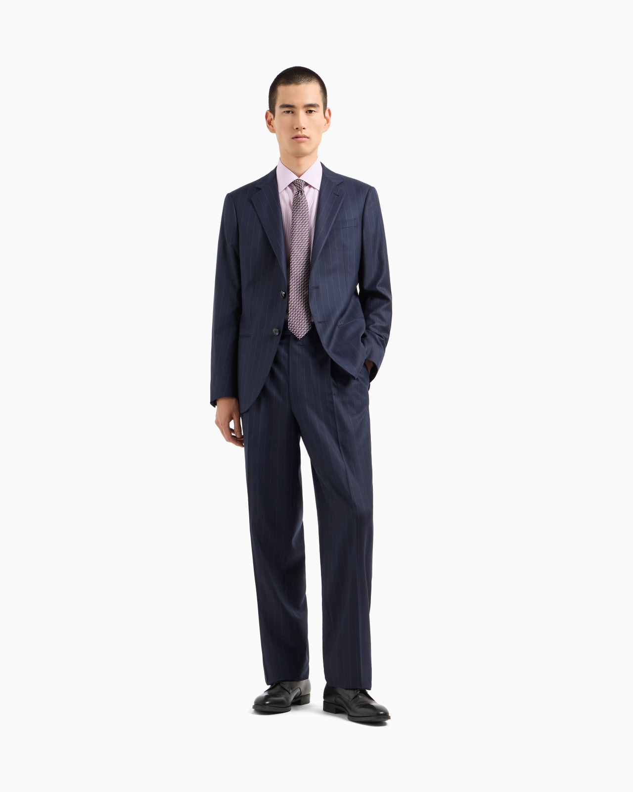 Single-breasted Soho line suit in pinstriped virgin wool - 2