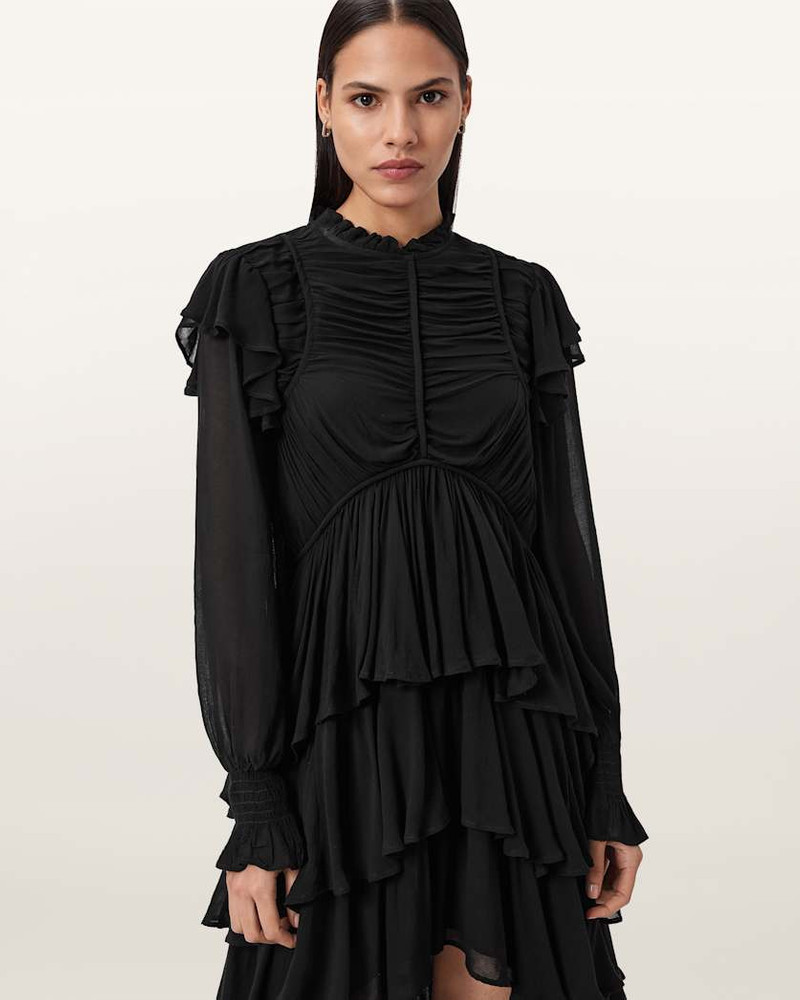 LEILA FRILL MAXI DRESS 3
