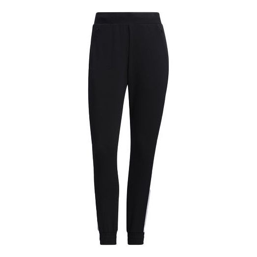 (WMNS) adidas Fi Pt Sj Elastic Slim Fit Bundle Feet Sports Pants/Trousers/Joggers Black GP0659 - 1