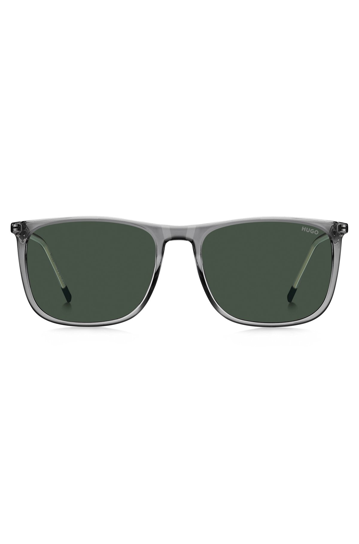 TRANSPARENT-ACETATE SUNGLASSES WITH GOLD-TONE TEMPLES - 3