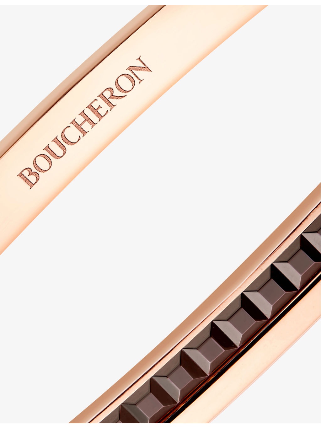 Quatre Classique PVD-coated 18ct pink-gold bangle - 2