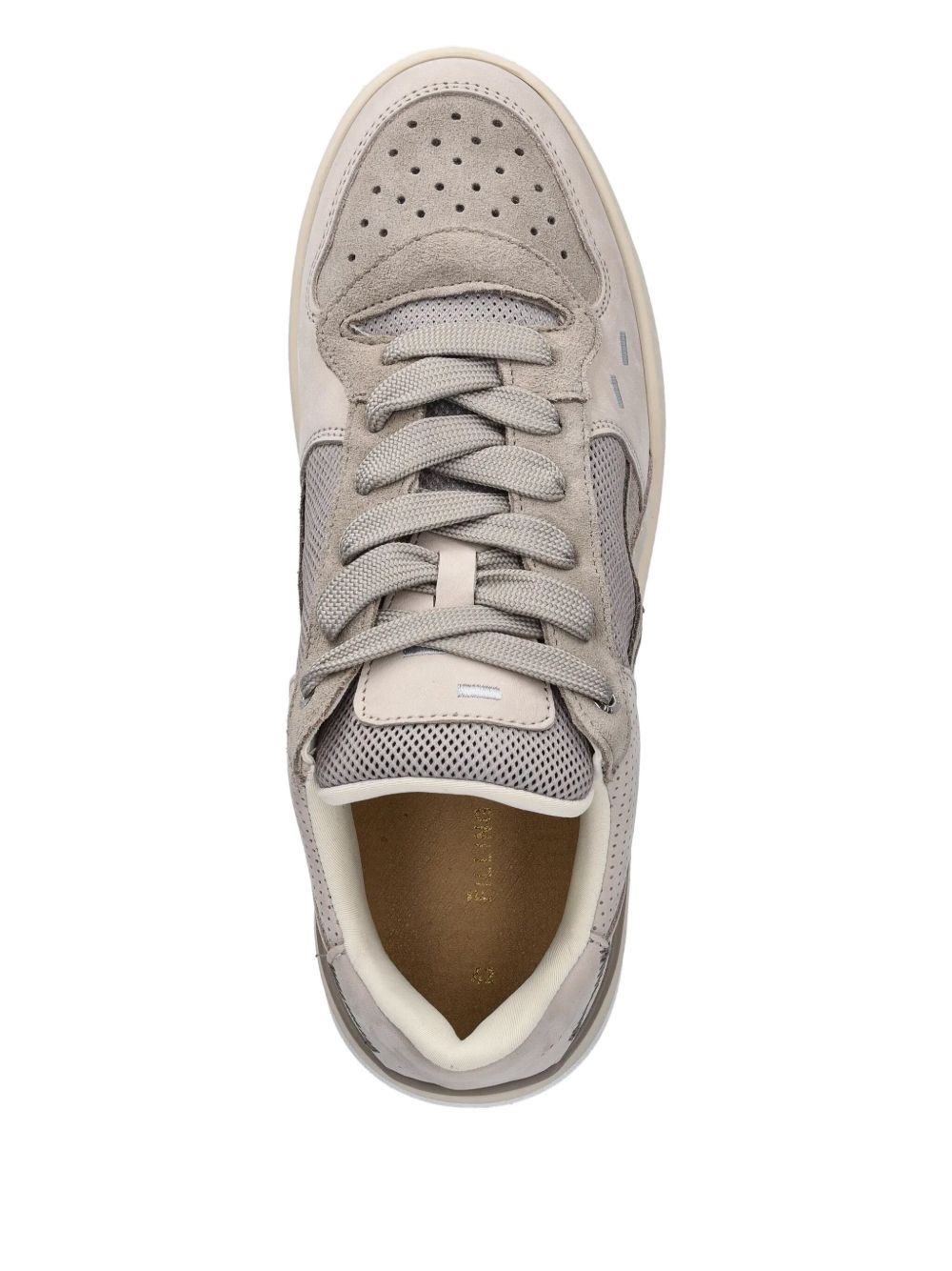 leather-panelled sneakers - 4