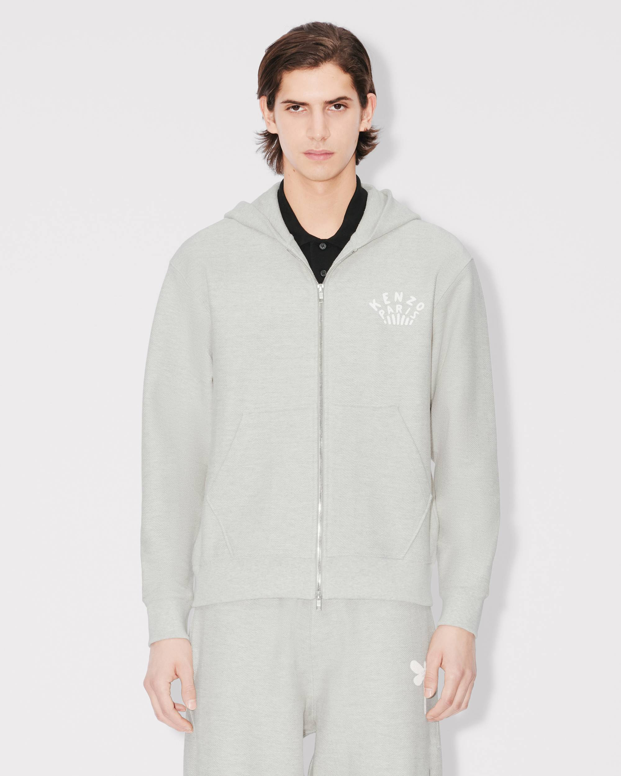 'KENZO Dragonfly' zipped hoodie in cotton - 3