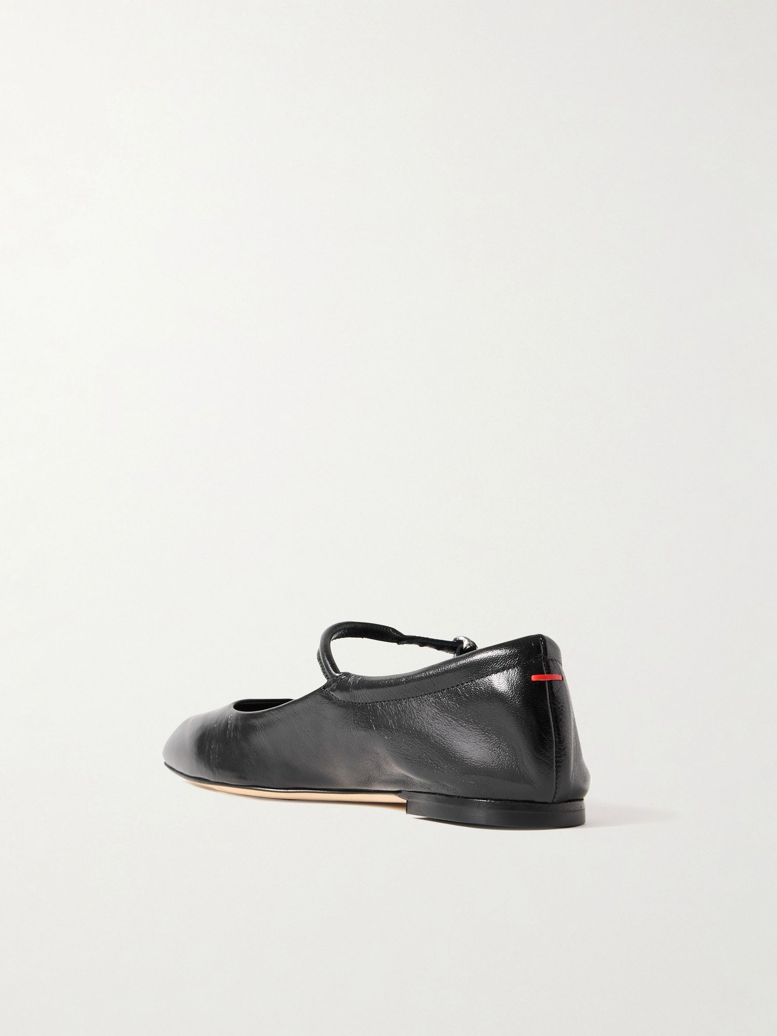 Uma leather Mary Jane ballet flats Black - 3
