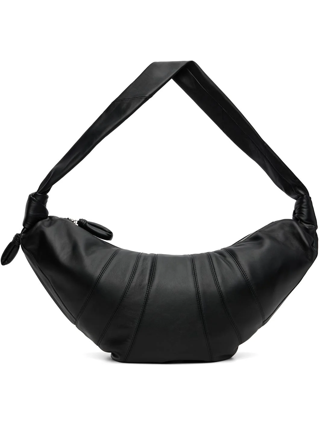 Black Large Croissant Bag - 1