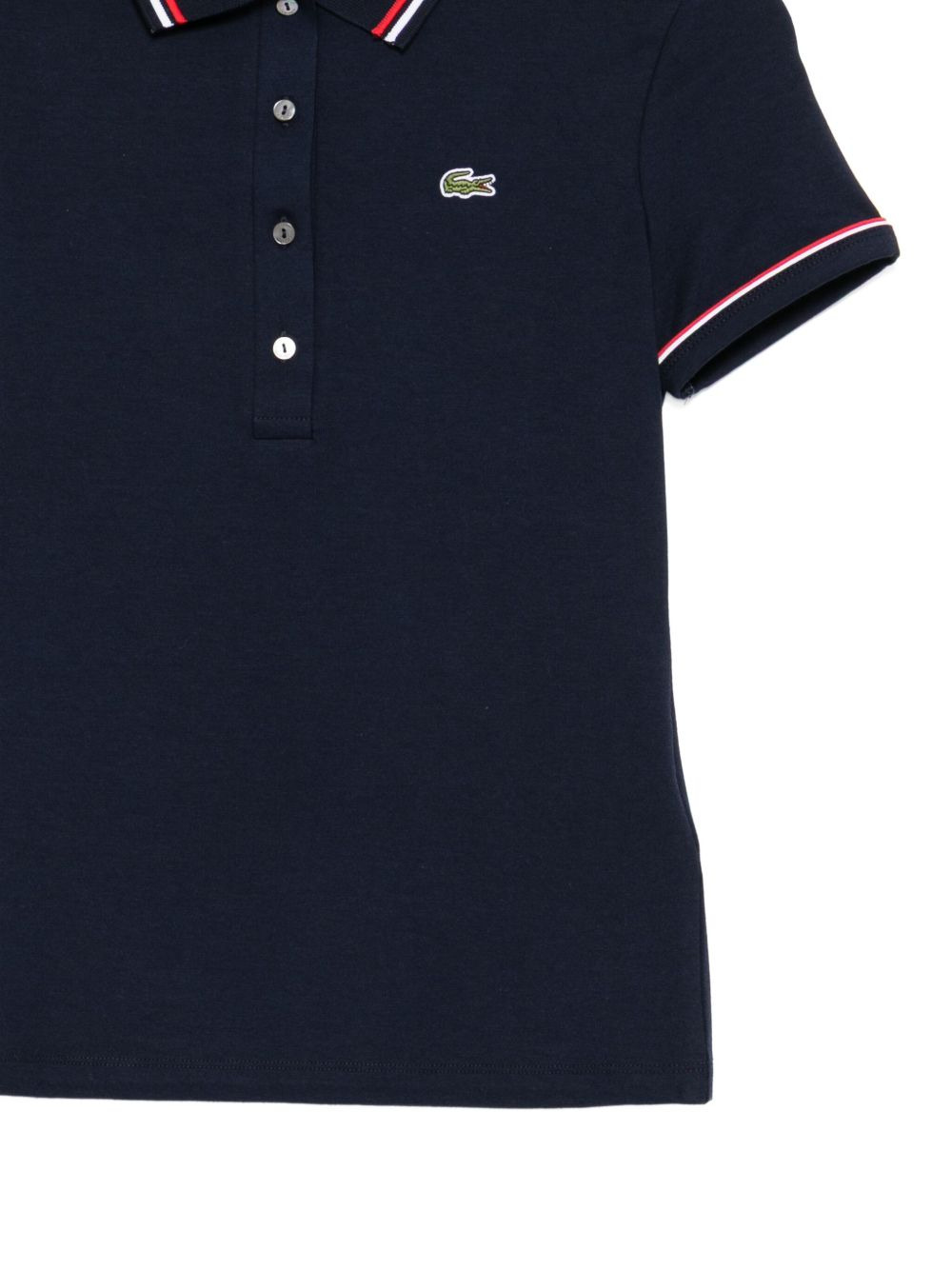 logo-embroidered polo shirt - 3