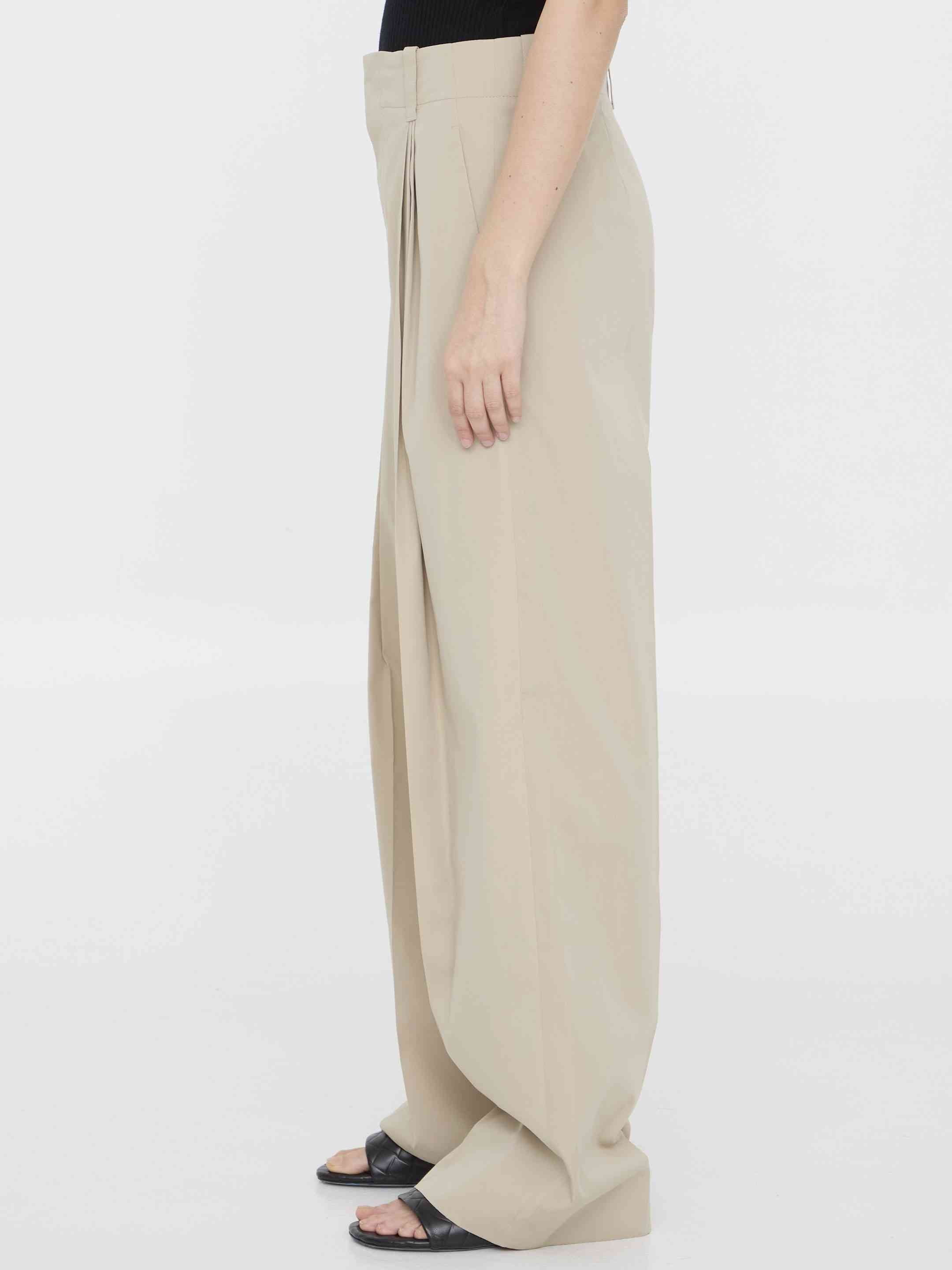 Bottega Veneta Women Pleated Pants - 3
