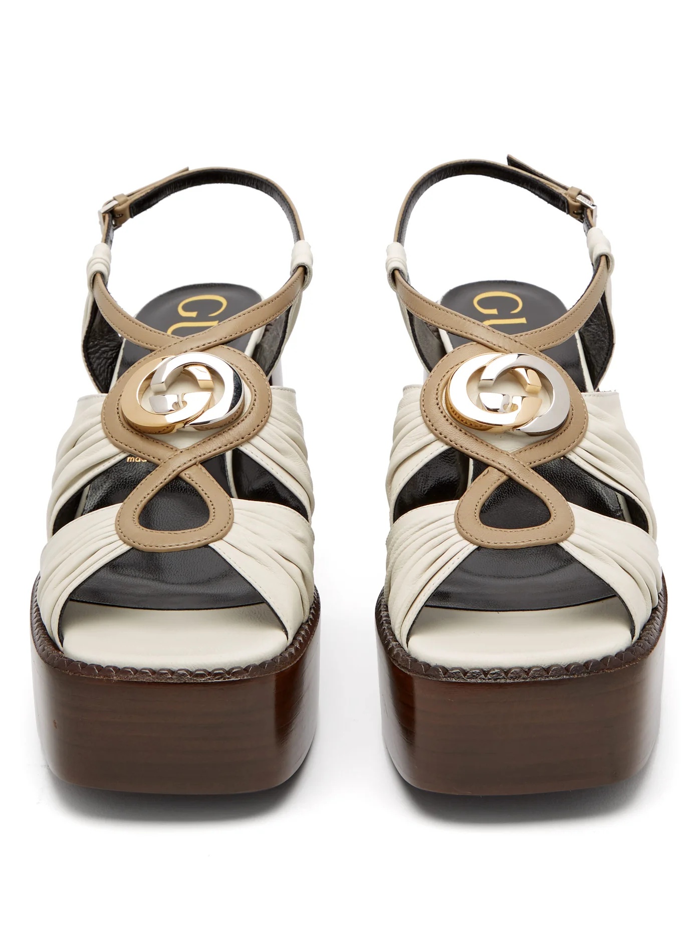 Ecate platform leather sandals - 5