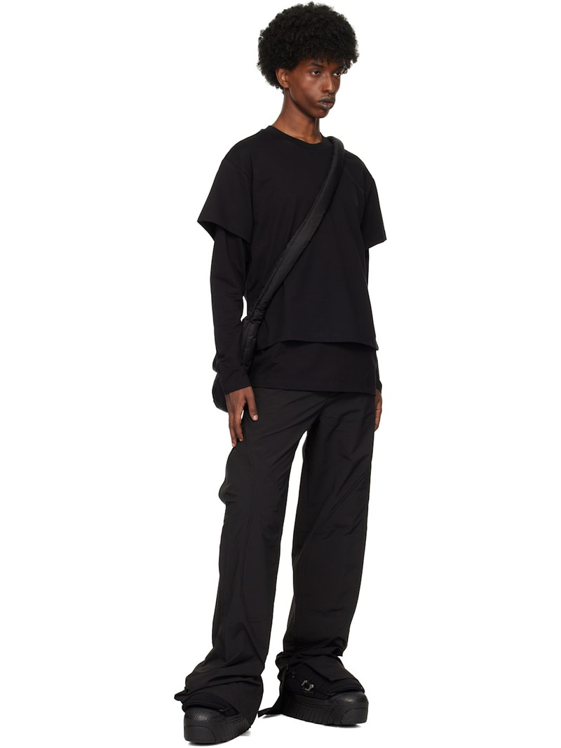 HELIOT EMIL™ Back Layered Crewneck T-shirt outlook