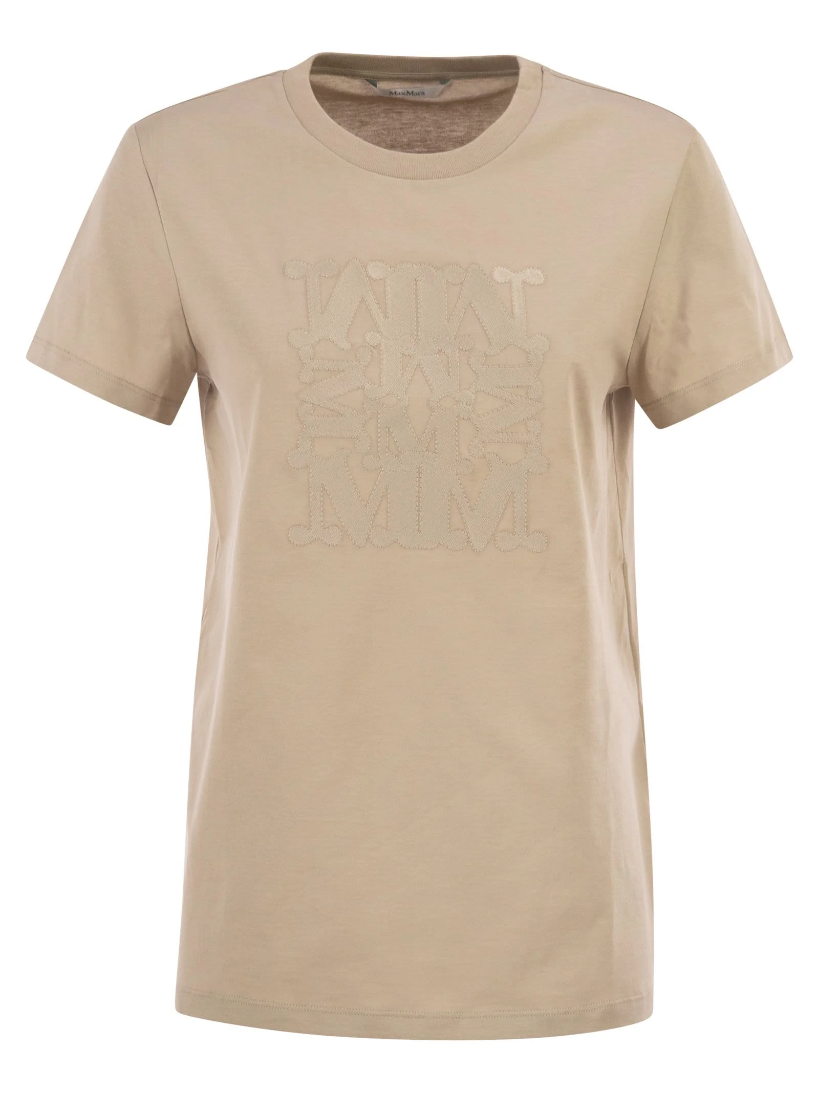 Max Mara Women Mxmgiovane - T-Shirt With Monogram Logo - 1