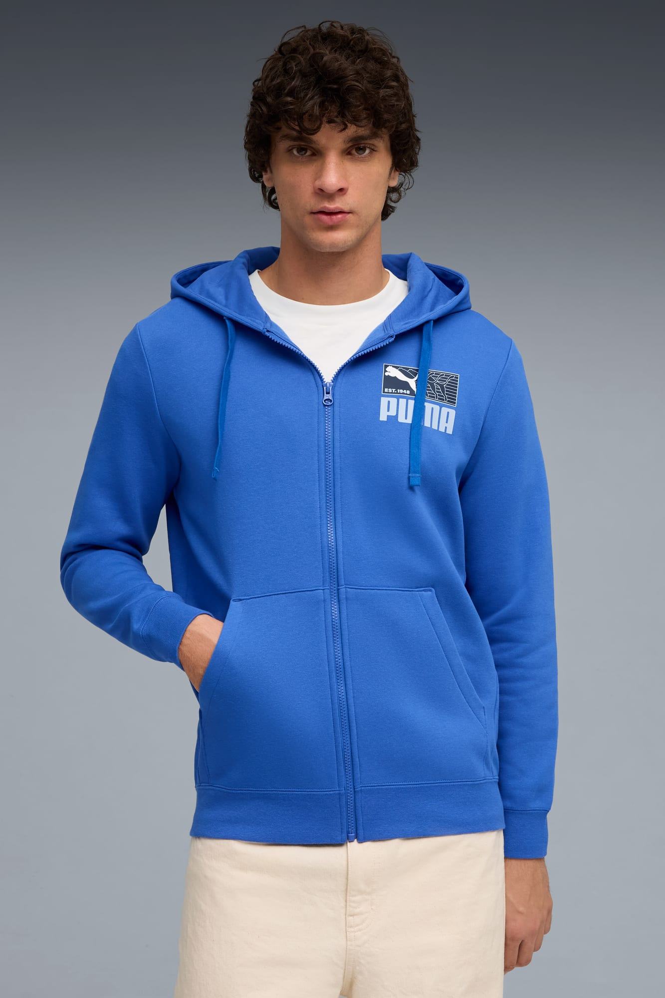 House of Graphics Men's Zip-Up Fleece Hoodie - 3