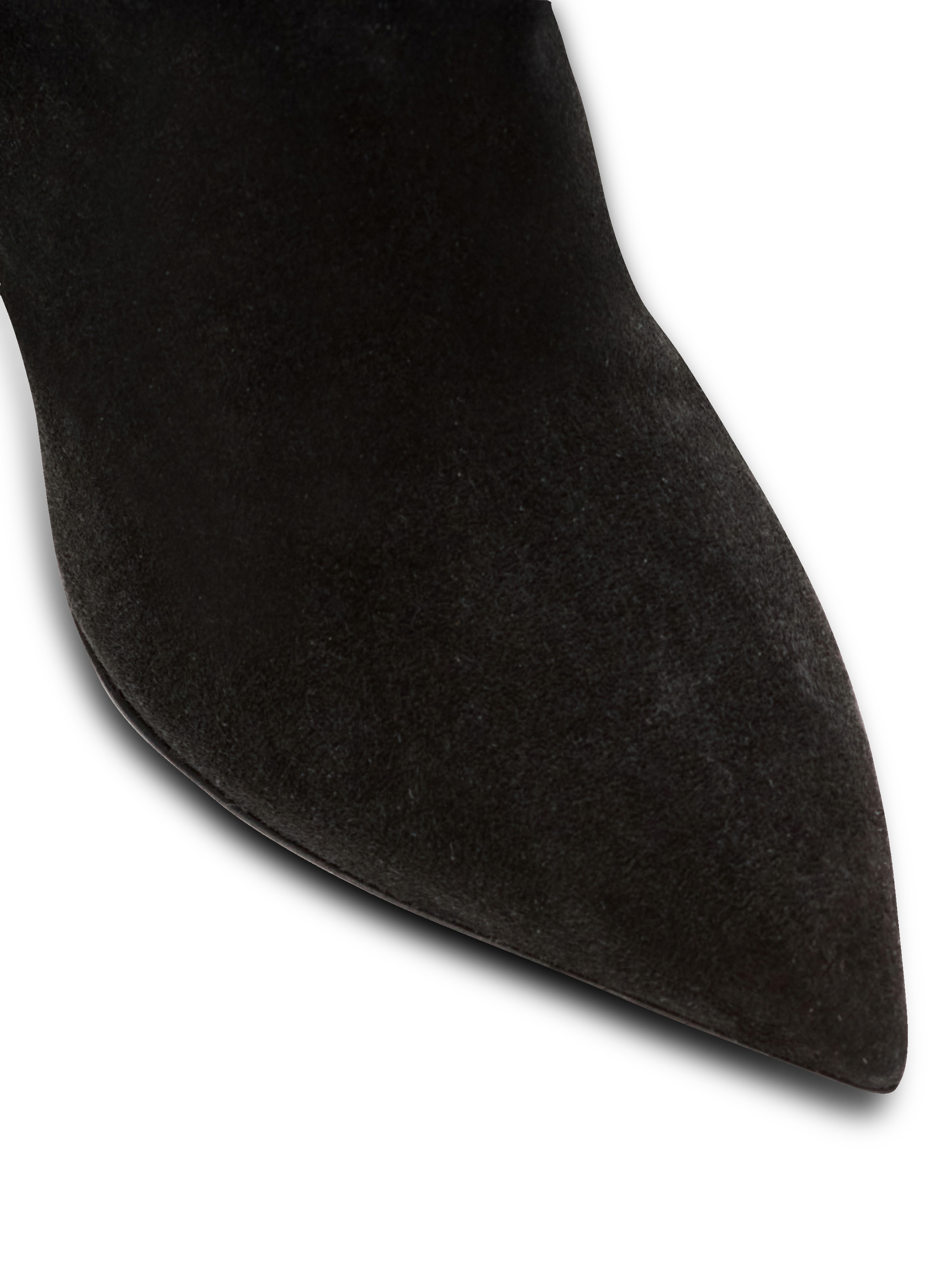 Slouchy suede heeled Eva boots - 4