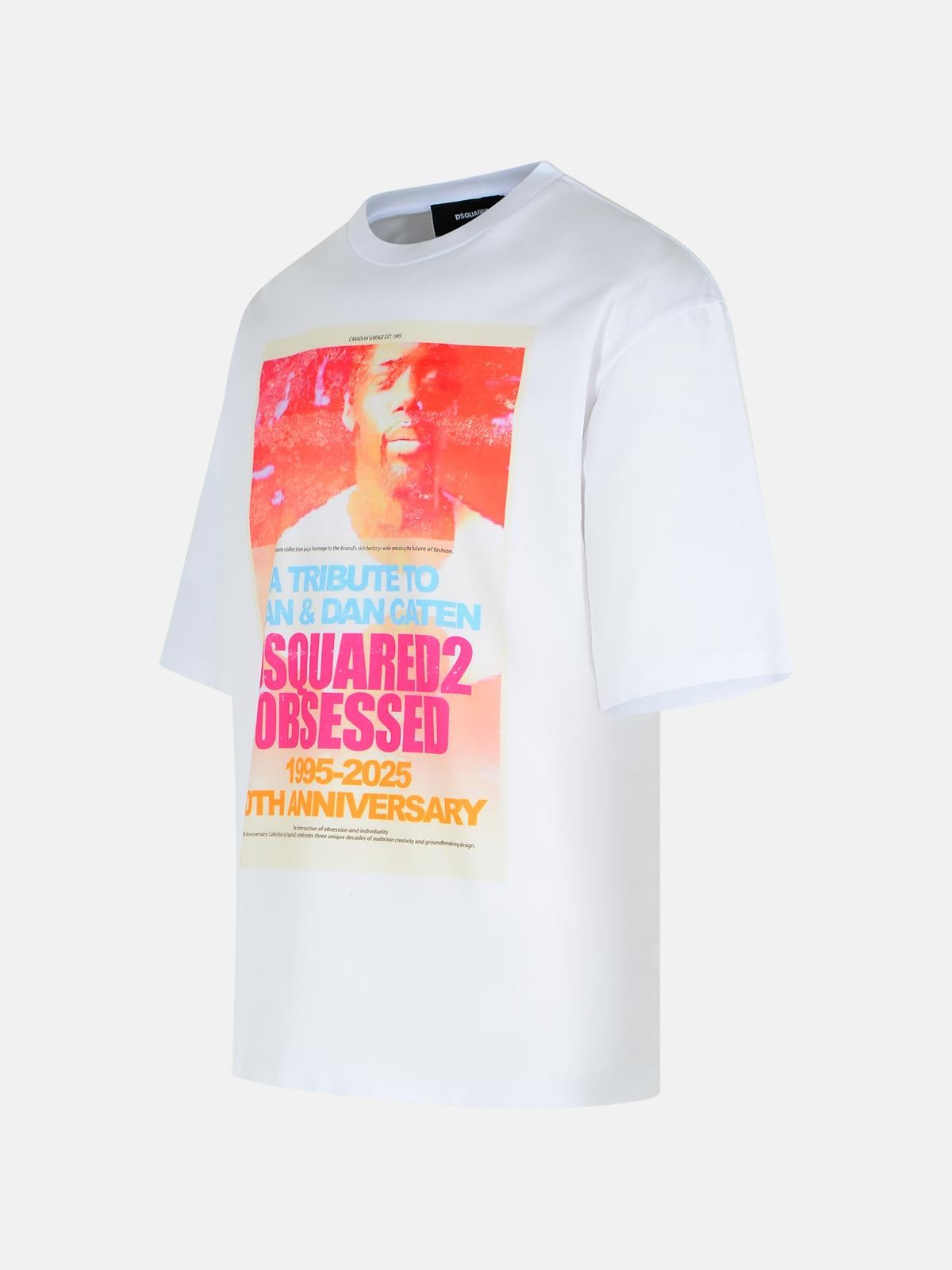 WHITE COTTON T-SHIRT - 2