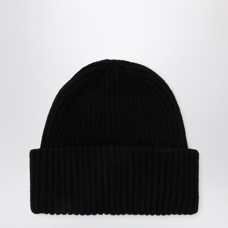 Moncler Black Wool And Cashmere Bonnet Men - 2