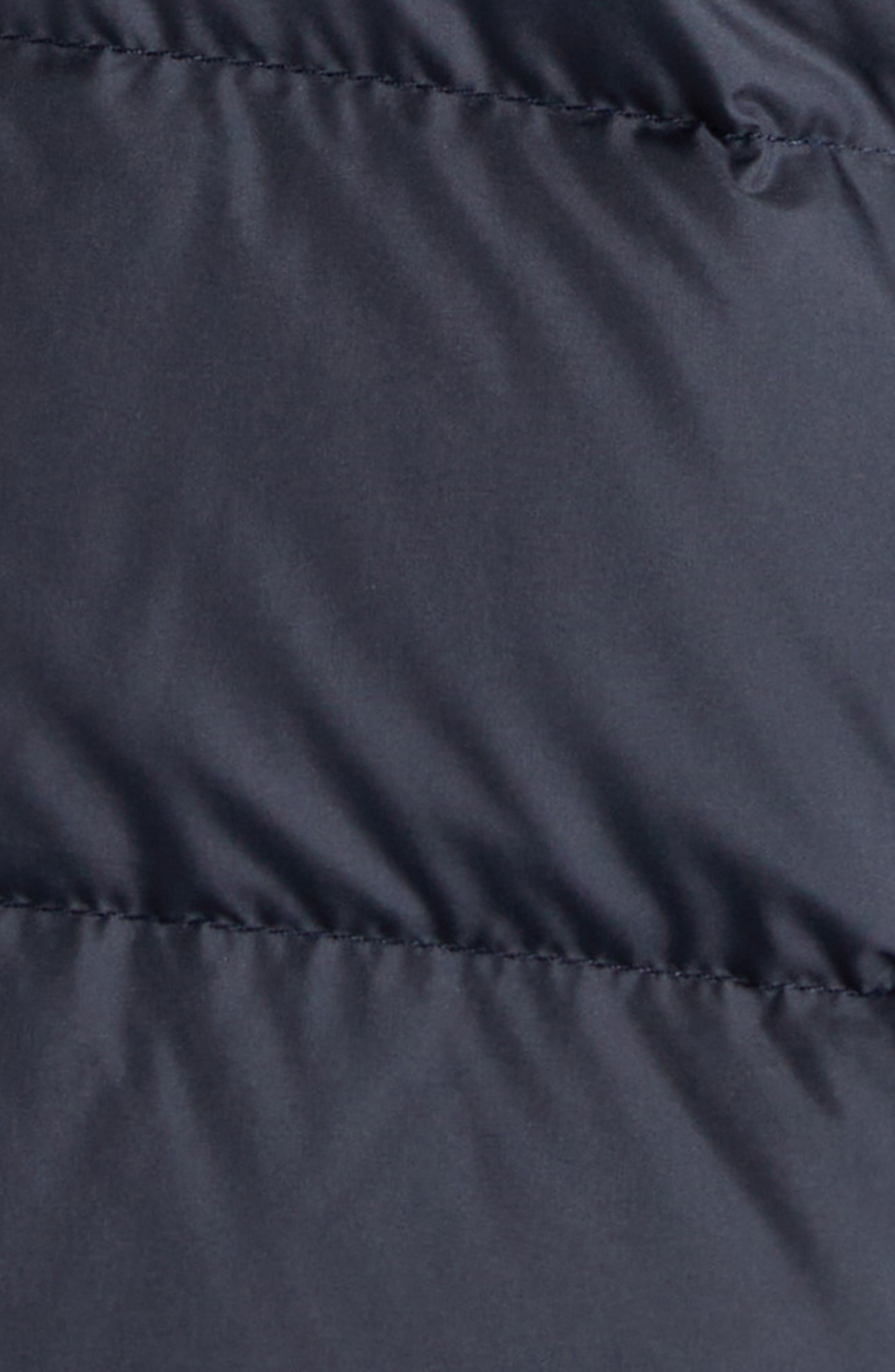 Moncler Quilted Down & Cotton Knit Cardigan in Night Sky at Nordstrom - 6
