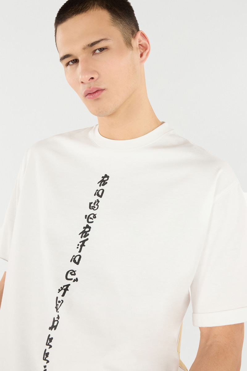 T-Shirt With Dragons And Logo 6