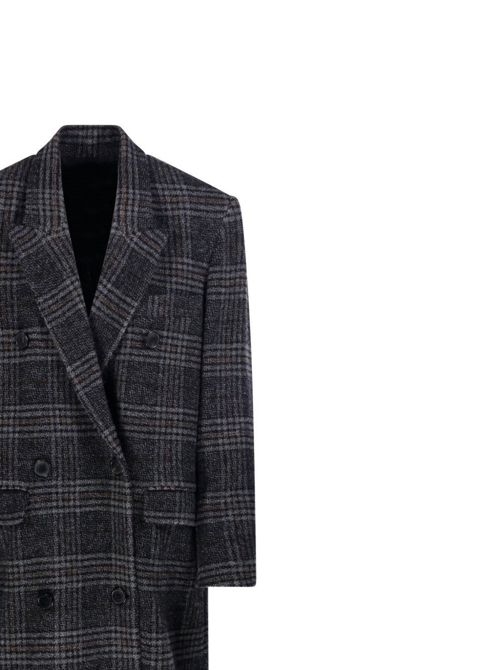 Checked coat - 4