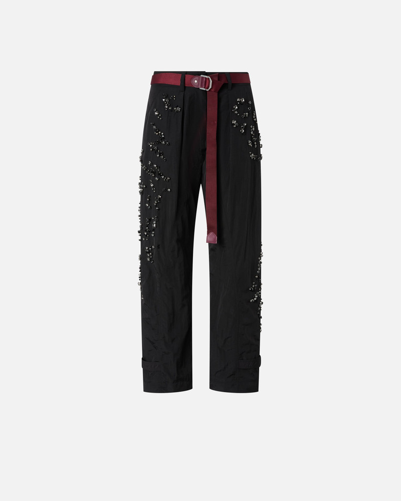 LOOSE-FIT TROUSERS WITH JEWEL EMBROIDERY 1