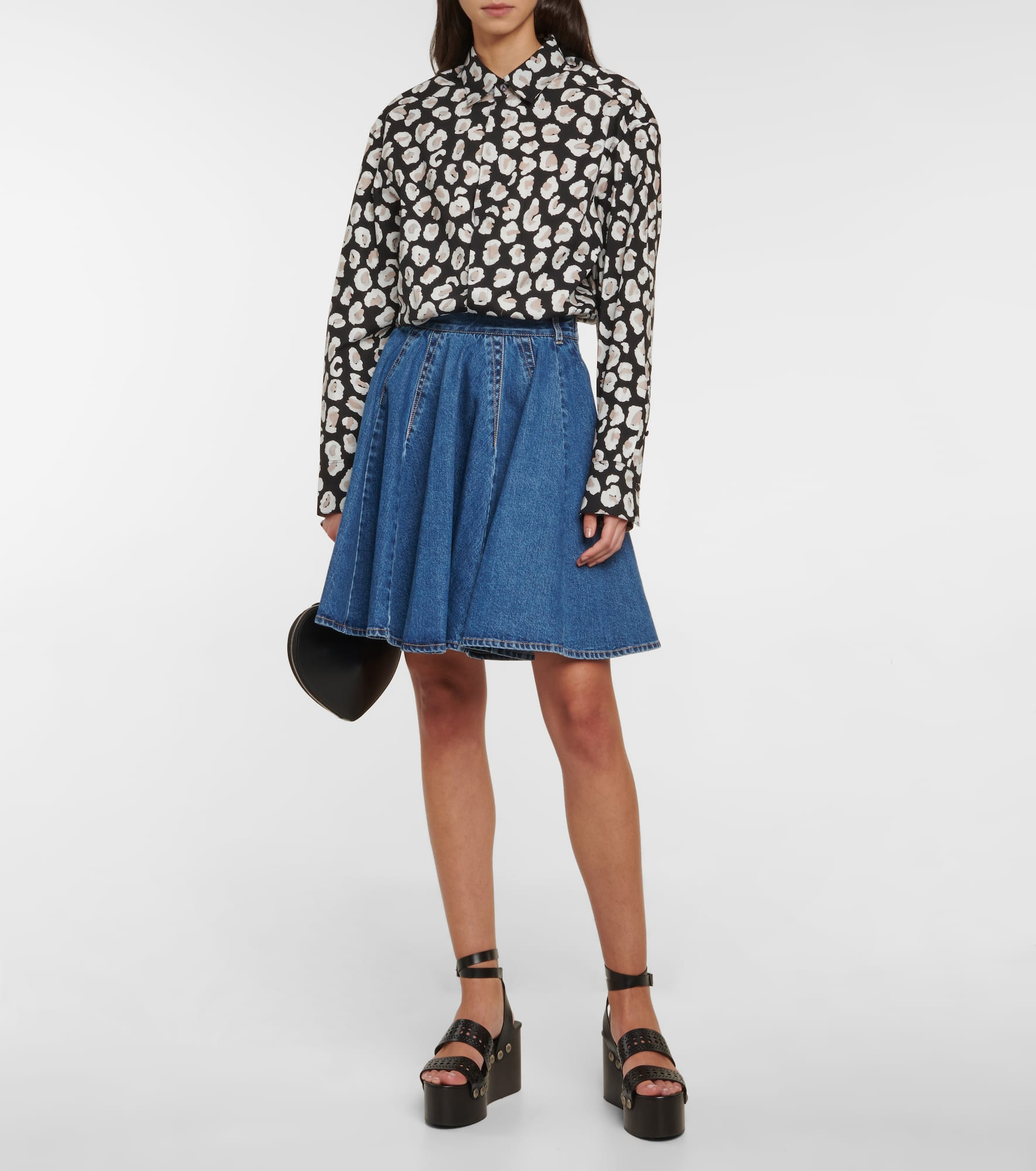 Leopard-print cotton shirt - 2
