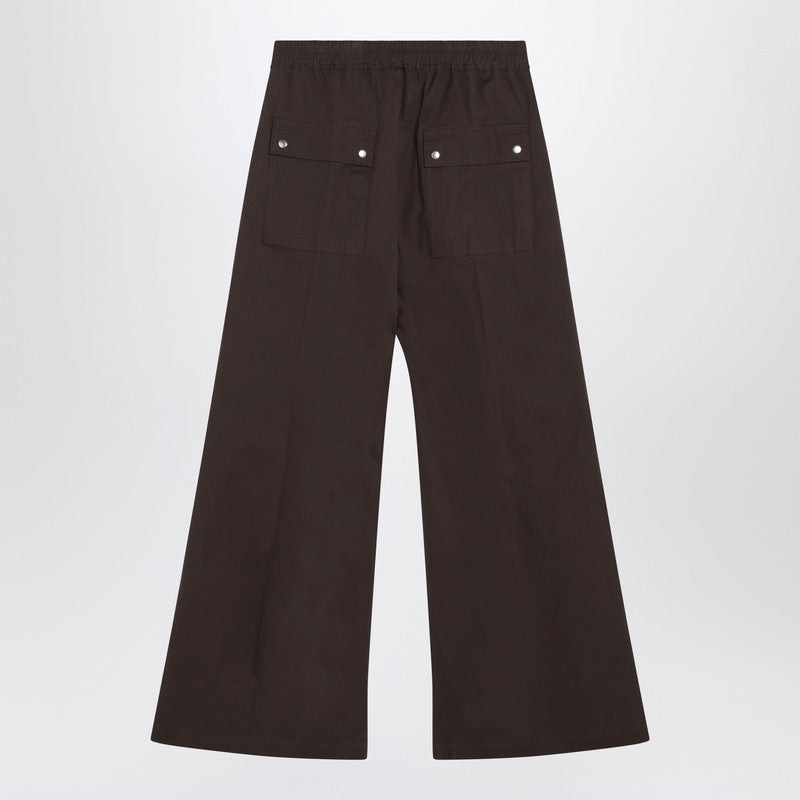 Rick Owens Dust Grey Wide Bela Cotton Trousers Men - 2