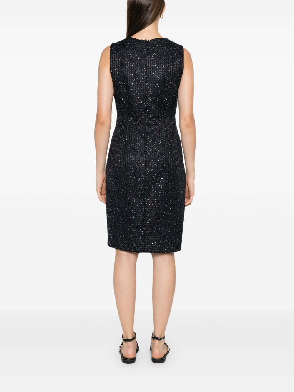 sleeveless sequined dress - 4