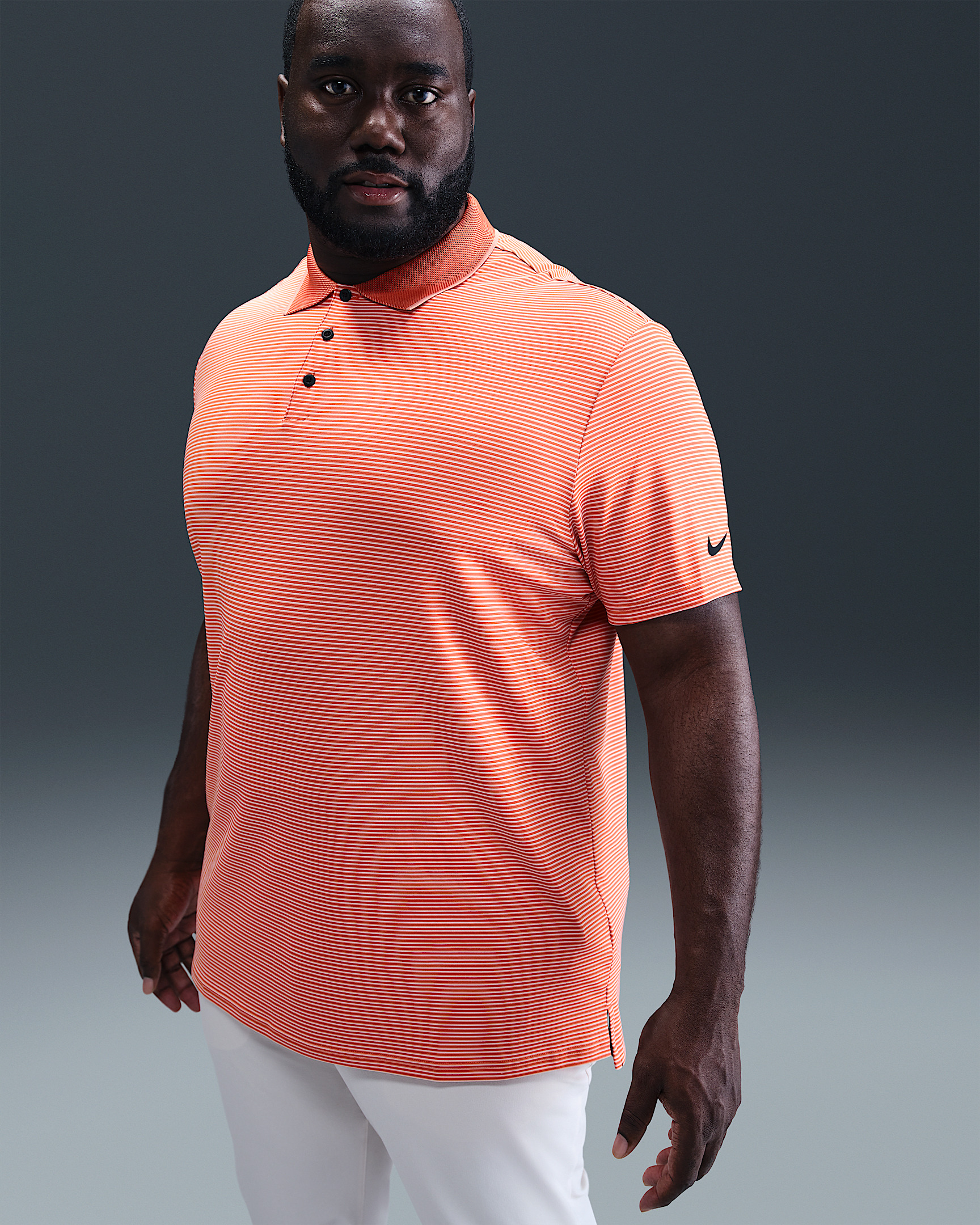 Nike Tour Men's Dri-FIT Striped Golf Polo - 9