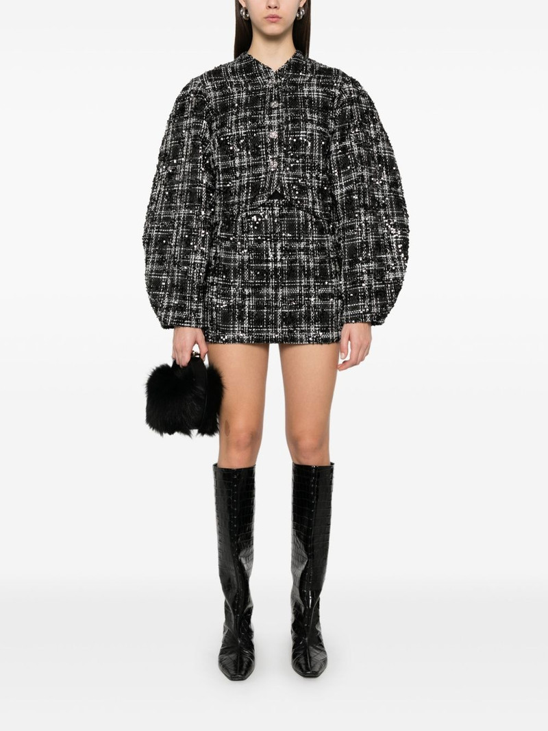 ROTATE bouclé mini skirt outlook