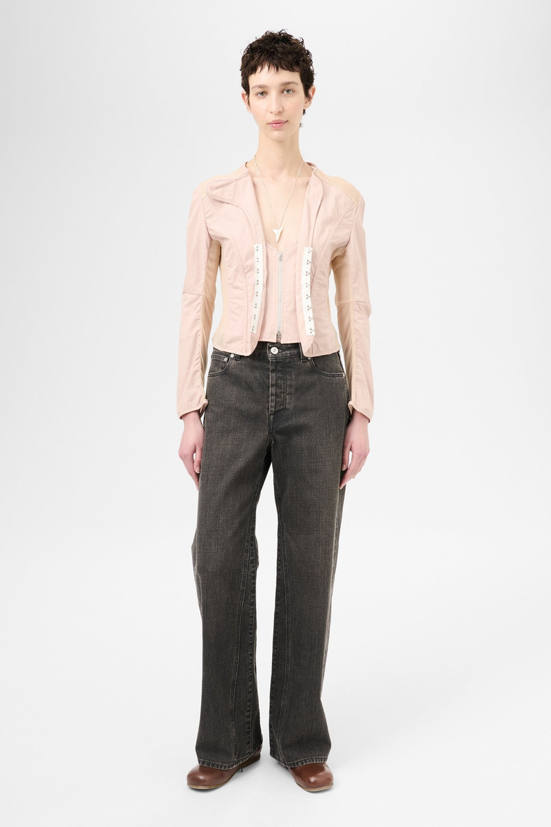 Our Legacy Corset Jacket Powder Rouge Sanded Poplin. outlook