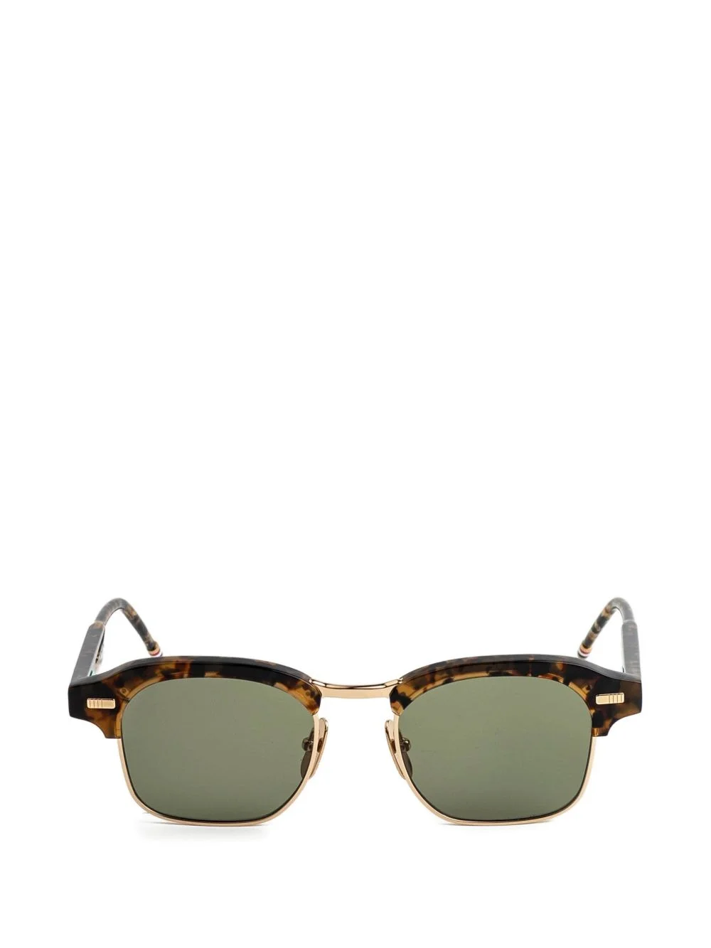 tortoiseshell-pattern sunglasses - 1