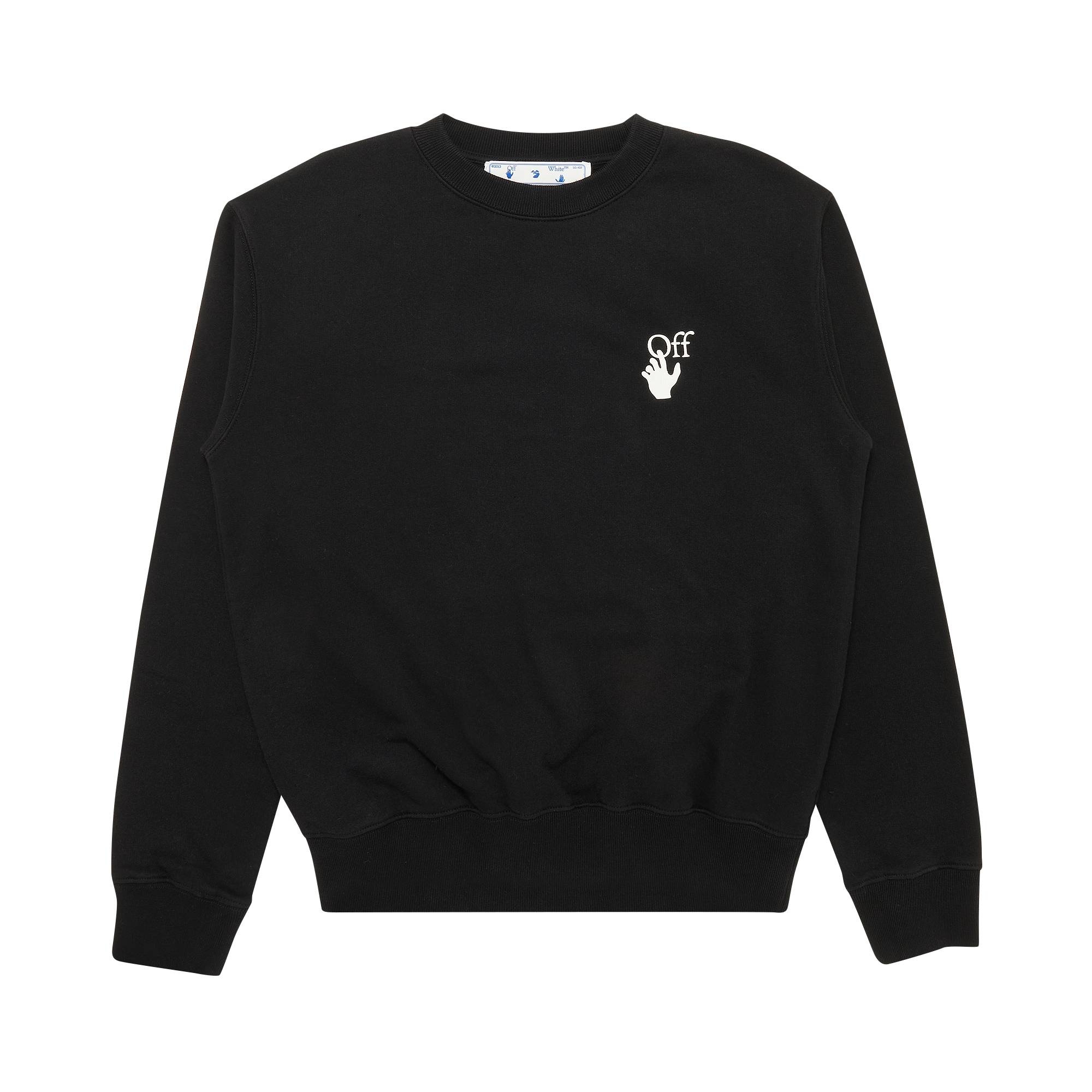Off-White Caravaggio Lute Slim Crewneck 'Black/Multicolor' - 1