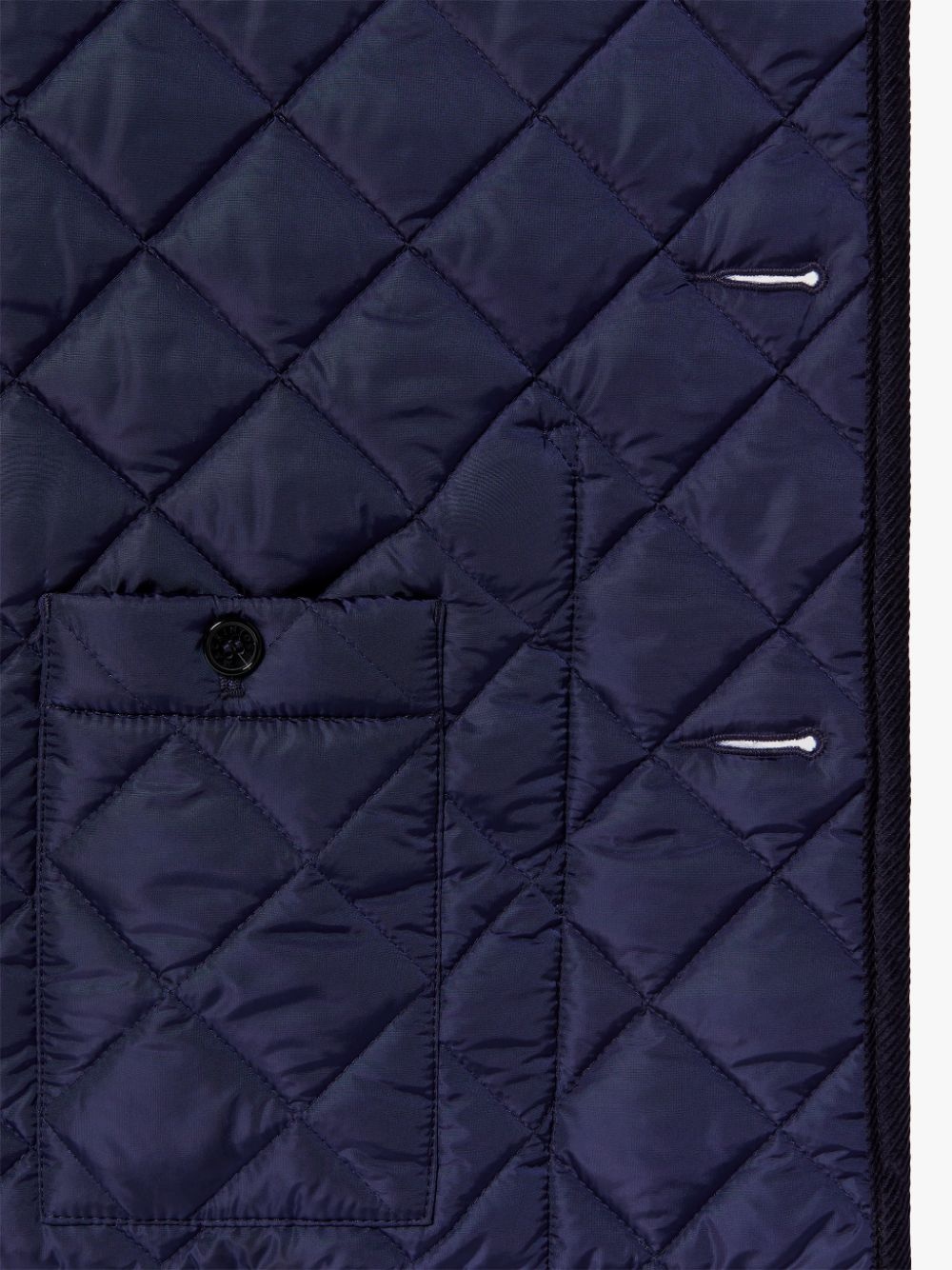 KINGDOM BLUE NYLON QUILTED JACKET | GQC-109 - 6