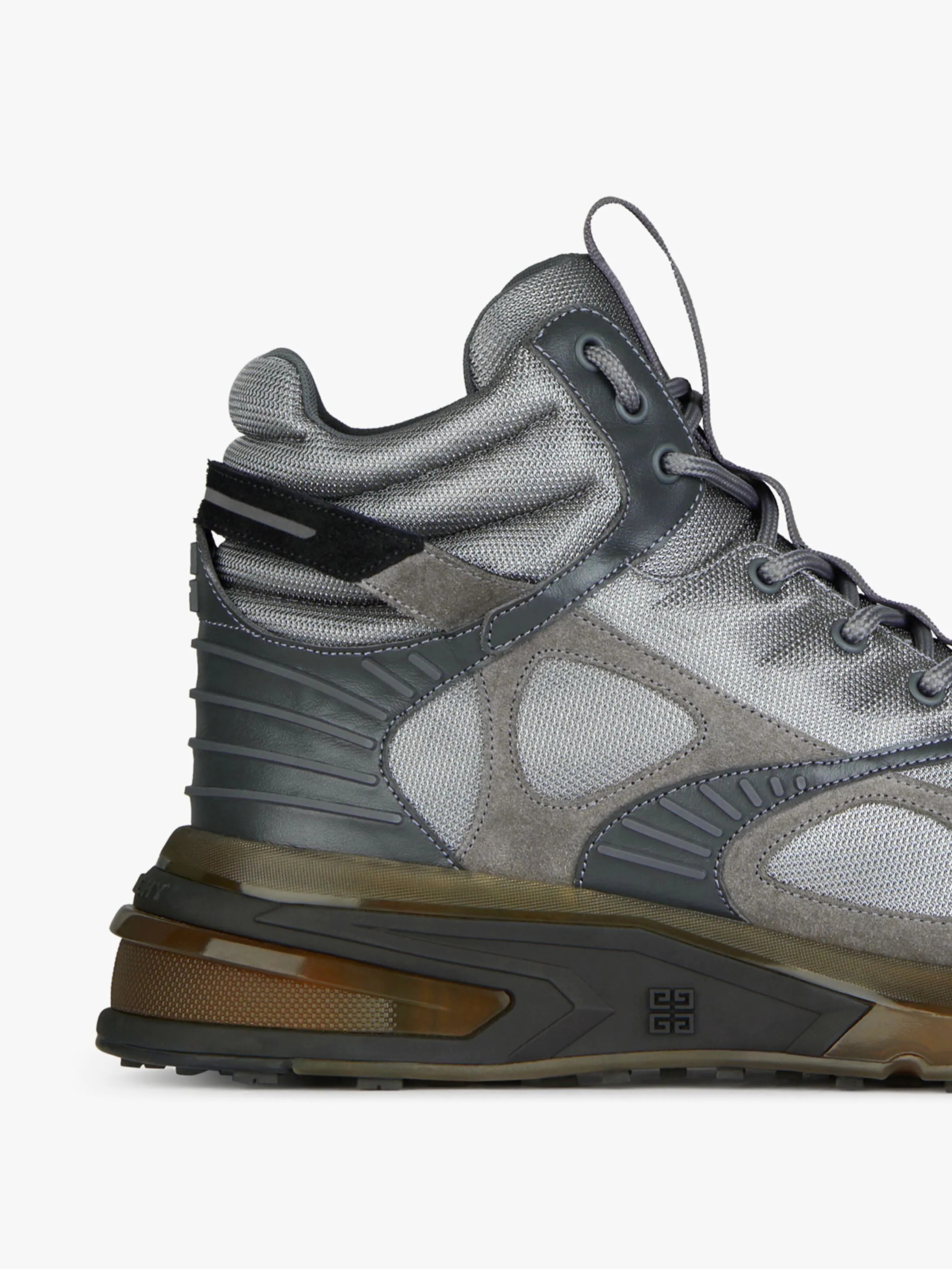 GIV 1 TR HIGH SNEAKERS IN MESH, SUEDE AND LEATHER - 6