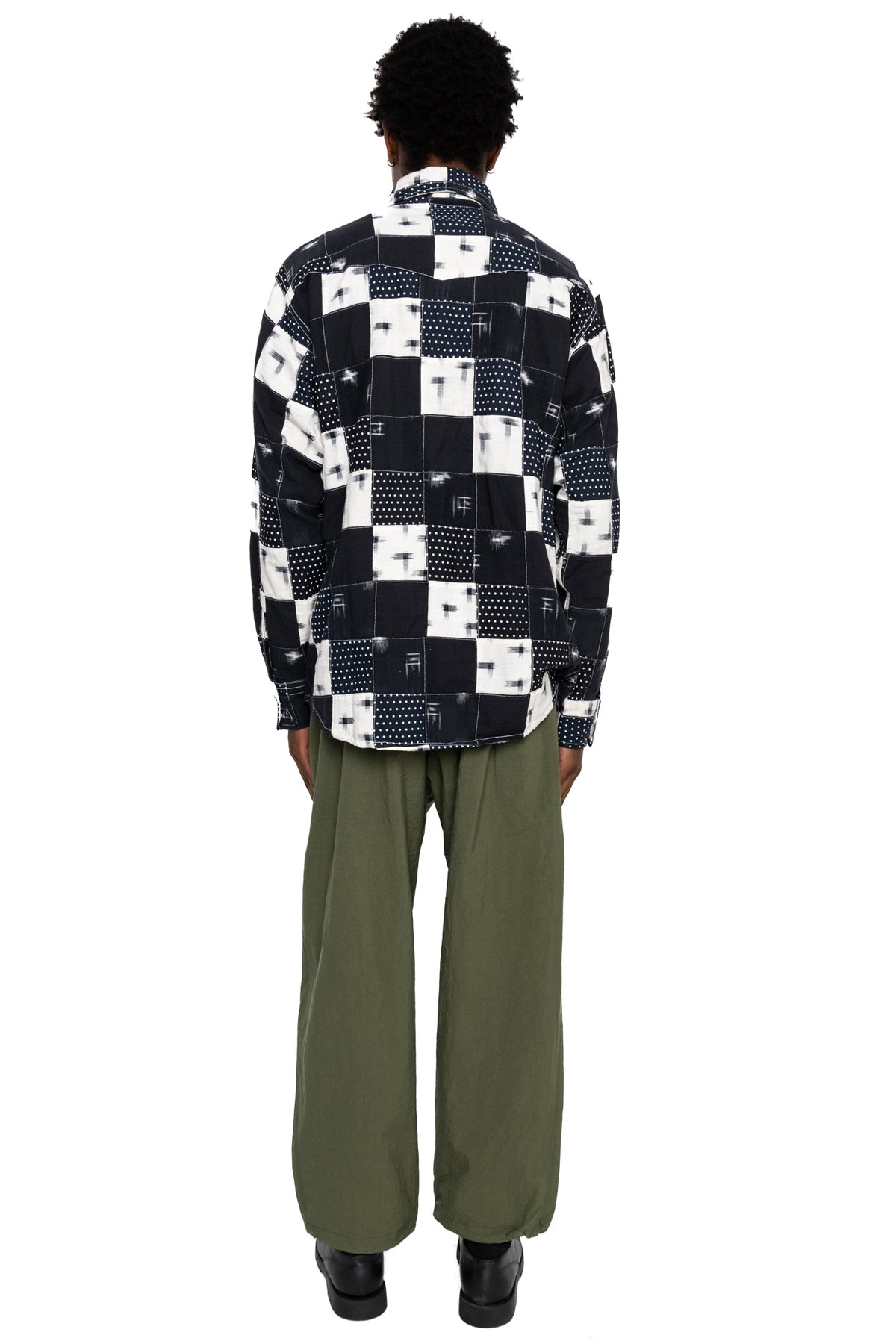 Belted C.S. Pant Nylon Oxford - Olive - 4