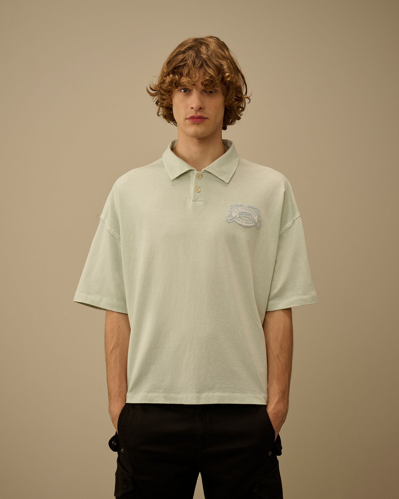 20/1 Jersey Short Sleeve Boxy Logo Polo 3