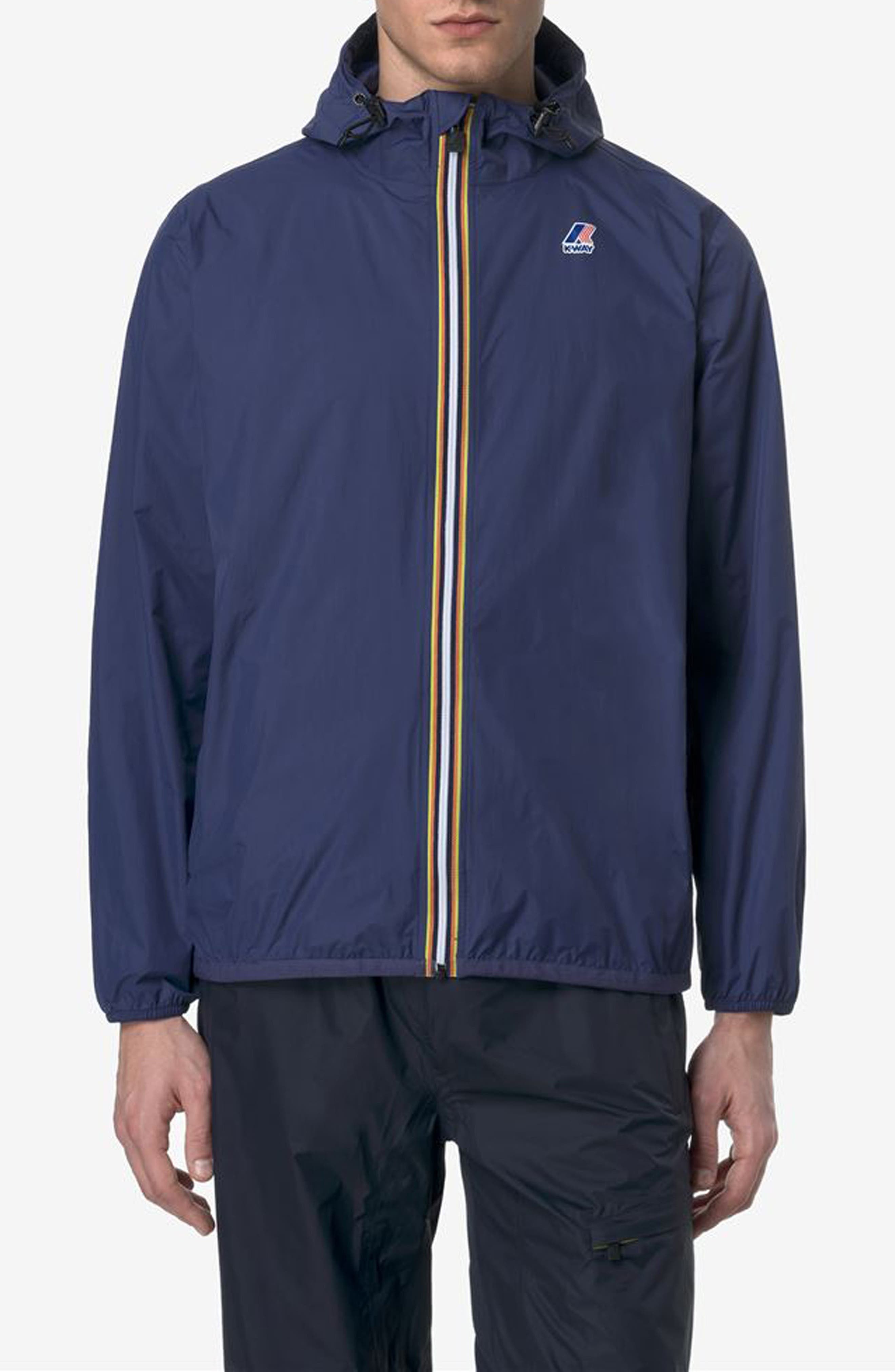 K-Way Le Vrai 4.0 Claude Water Repellent Jacket in Blue Deep Cobalt at Nordstrom - 1