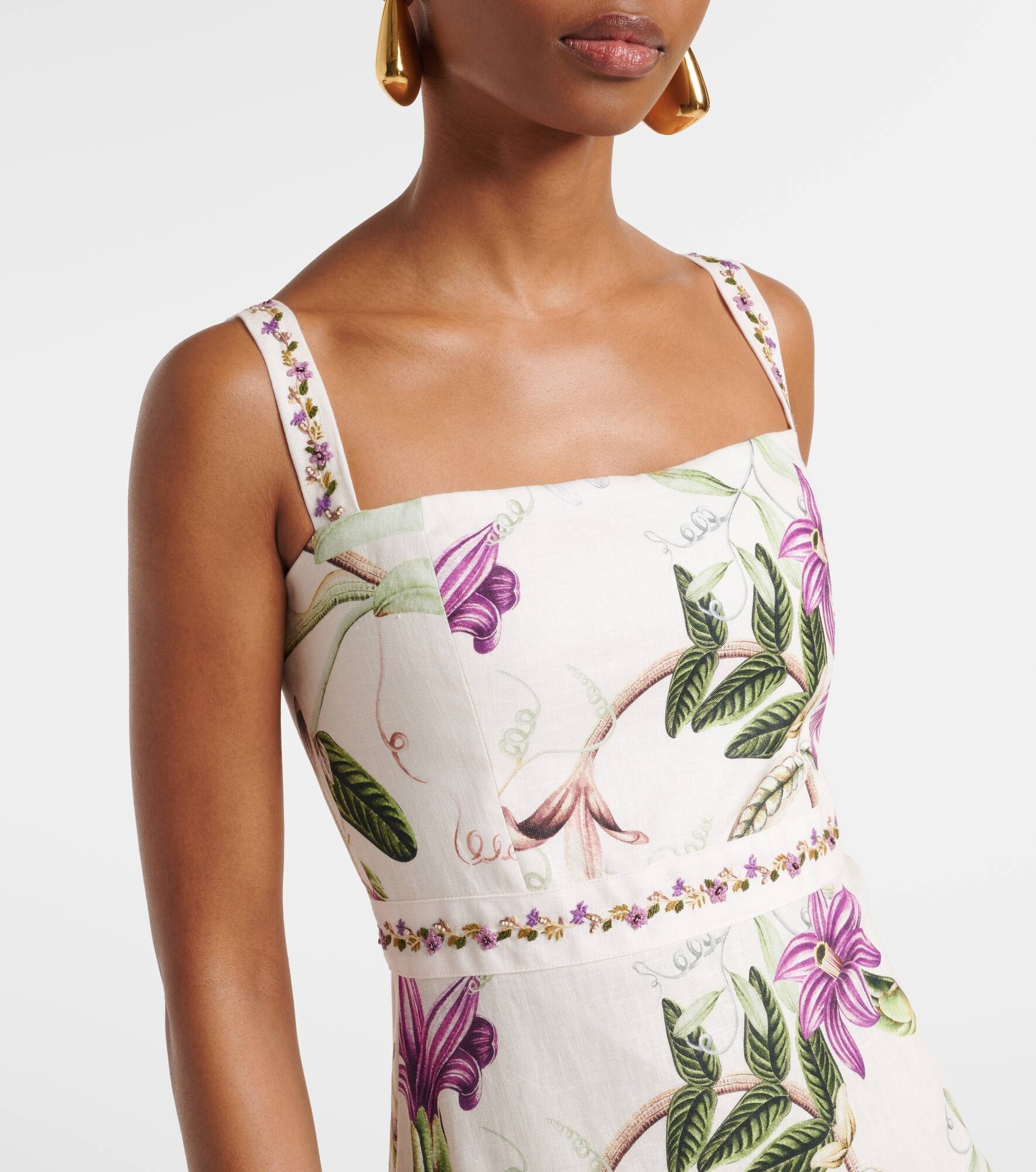 Lima printed cotton maxi dress - 4