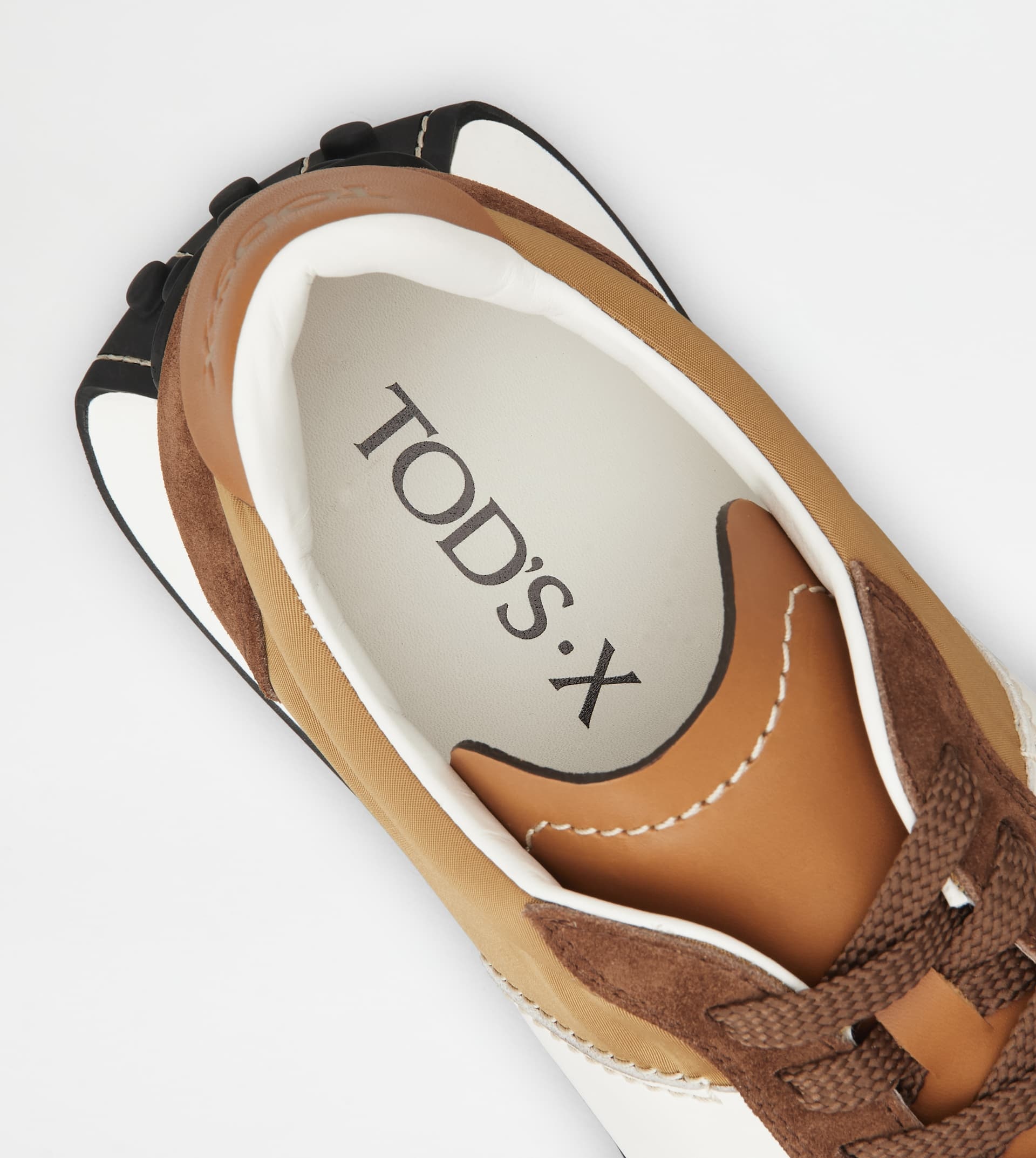 T VINTAGE SNEAKERS TOD'S•X CAPSULE COLLECTION - BROWN, BEIGE, WHITE - 5