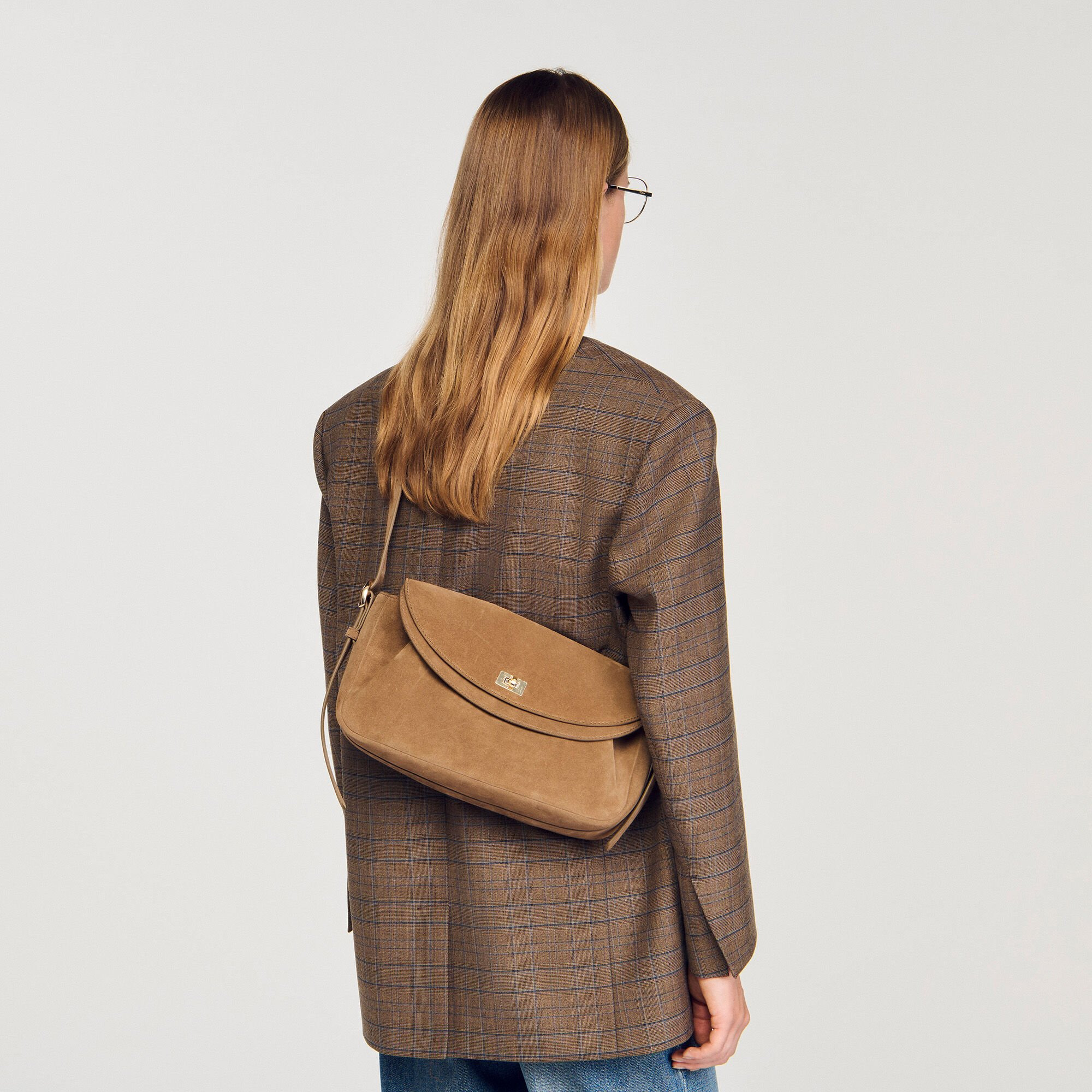 LE MAMBO SUEDE LEATHER BAG - 4