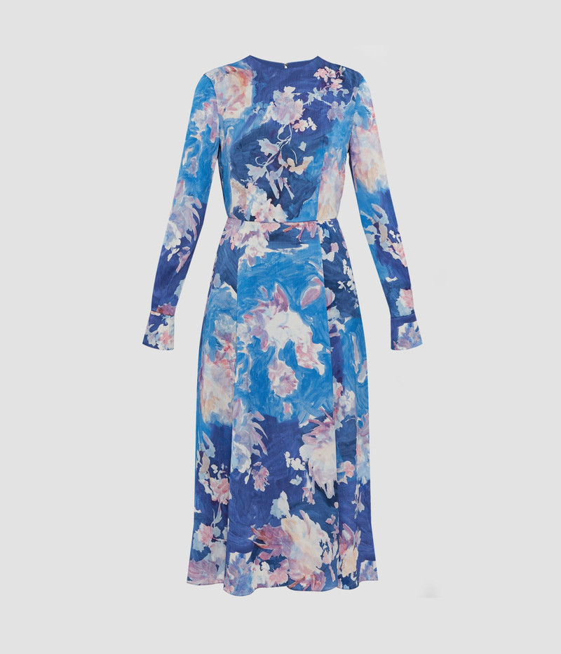 Erdem LONG SLEEVE MIDI COCKTAIL DRESS outlook